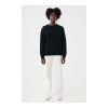 IQONIQ Torla Rundhals-Pullover aus recycelter Baumwolle schwarz | 4XL