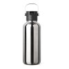 VINGA Cael RCS Stainless-Steel Trinkflasche 600ml Silbergrau