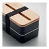 Lunchbox recyceltes PP schwarz | ohne Werbeanbringung | Nicht verfügbar | Nicht verfügbar | Nicht verfügbar