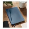 DIN A5 PU Notizbuch mit Stift marineblau | ohne Werbeanbringung | Nicht verfügbar | Nicht verfügbar | Nicht verfügbar