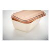 Lunch box mit bambus deckel beige | ohne Werbeanbringung | Nicht verfügbar | Nicht verfügbar