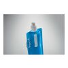 Faltbare Wasserflasche transparent blau | ohne Werbeanbringung | Nicht verfügbar | Nicht verfügbar
