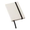 Notizbuch aus recyceltem Milchkarton A6 Bohdi Schwarz/weiß | ohne Werbeanbringung | Nicht verfügbar | Nicht verfügbar
