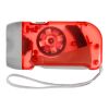 LED-Dynamotaschenlampe 'Mission' aus Kunststoff Silber