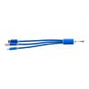 USB-Aufladekabel 'Choose' aus Aluminium Rot
