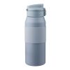Doppelwandige Edelstahl-Trinkflasche 800 ml Katie Grau