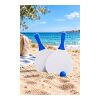 Beachball Tennisspiel 'Costa Brava' aus Holz Schwarz