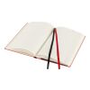 Notizbuch 'Biarritz' aus Karton (ca. DIN A5 Format) Rot | ohne Werbeanbringung | Nicht verfügbar | Nicht verfügbar