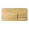 Käsebrett aus Bambus dreiteilig Braun | ohne Werbeanbringung | Nicht verfügbar | Nicht verfügbar