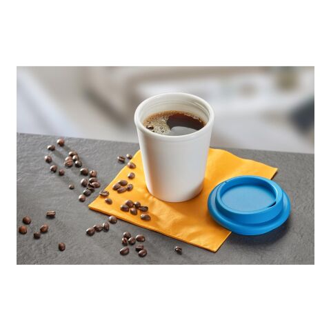 Kaffeebecher &quot;Premium&quot;, small upcycling weiß | ohne Werbeanbringung | Nicht verfügbar | Nicht verfügbar