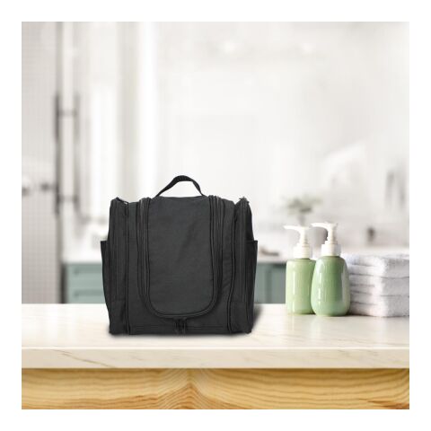 Kulturbeutel &quot;Essential&quot; schwarz | ohne Werbeanbringung | Nicht verfügbar | Nicht verfügbar