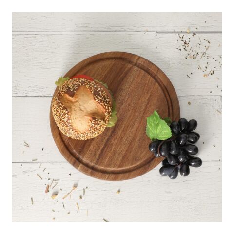 Schneidbrett "Acacia" rund natur | ohne Werbeanbringung | Nicht verfügbar | Nicht verfügbar