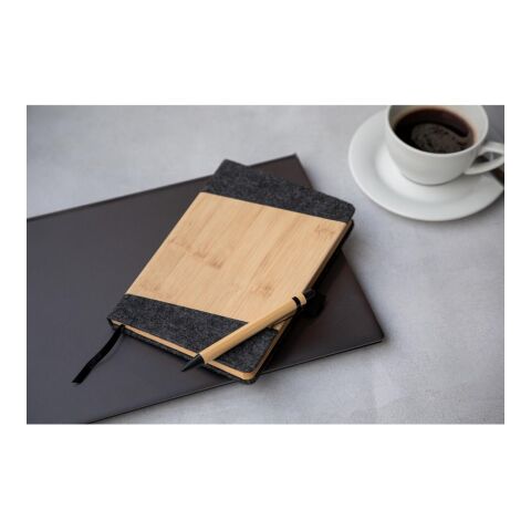 Notizbuch "Script", A5 grau | ohne Werbeanbringung | Nicht verfügbar | Nicht verfügbar