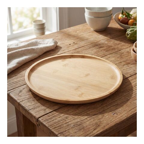 Bambusteller "Zuma", groß natur | ohne Werbeanbringung | Nicht verfügbar | Nicht verfügbar