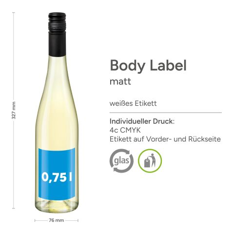 0,75 l Secco Frizzante (Glas) - Body Label Offset digital