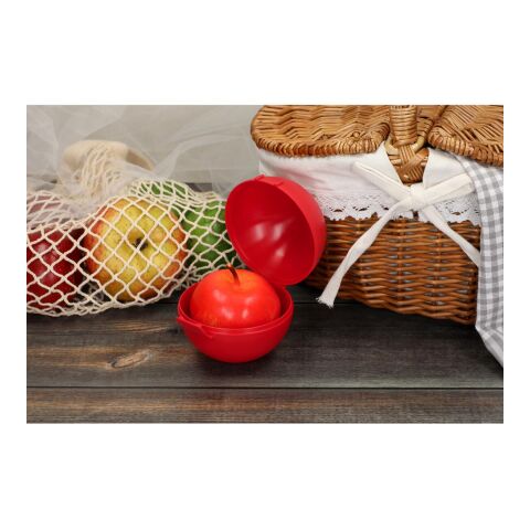 Vorratsdose &quot;Apfel-Box&quot; weiß | ohne Werbeanbringung | Nicht verfügbar | Nicht verfügbar