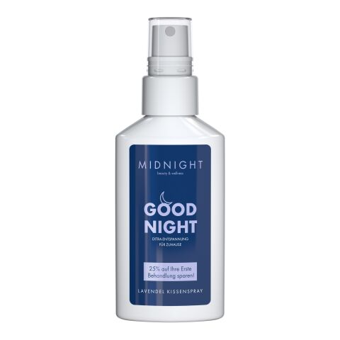 50 ml Spray - Lavendel-Spray - Body Label Weiß | 4C &quot;Body Label&quot; glänzend