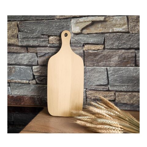 Schneidbrett &quot;Woody&quot; mit Griff natur | ohne Werbeanbringung | Nicht verfügbar | Nicht verfügbar