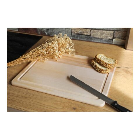Schneidbrett &quot;Woody&quot; Rechteck, groß natur | ohne Werbeanbringung | Nicht verfügbar | Nicht verfügbar