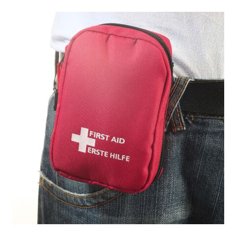 Notfall-Set &quot;Bag&quot;, klein rot | ohne Werbeanbringung | Nicht verfügbar | Nicht verfügbar