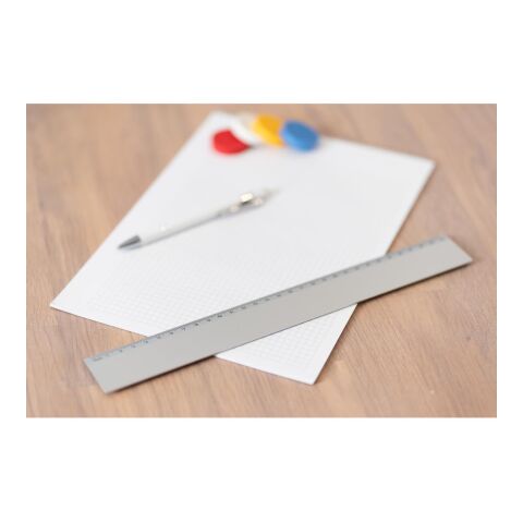 Lineal "Metall" silber | ohne Werbeanbringung | Nicht verfügbar | Nicht verfügbar