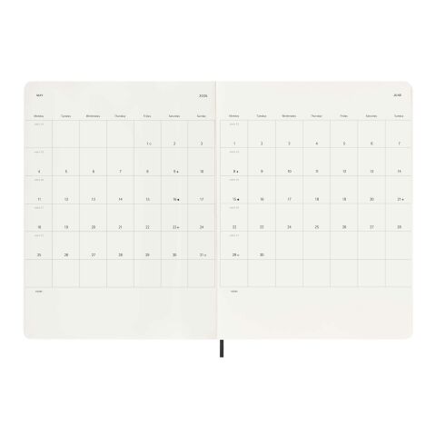 12M Softcover Wochenplaner Standard | schwarz | ohne Werbeanbringung | Nicht verfügbar | Nicht verfügbar