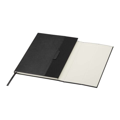 Alejandra A5 Hardcover Notizbuch aus recyceltem Leder Standard | schwarz | ohne Werbeanbringung | Nicht verfügbar | Nicht verfügbar