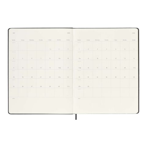 Moleskine Hardcover 12 Monate Wochenkalender XL Standard | schwarz | ohne Werbeanbringung | Nicht verfügbar | Nicht verfügbar