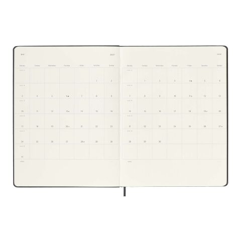 Moleskine Hardcover 12 Monate Wochenkalender XL Standard | schwarz | ohne Werbeanbringung | Nicht verfügbar | Nicht verfügbar