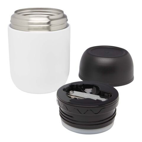 Supo 480 ml doppelwandiger Lunchpot aus recyceltem Edelstahl Standard | transparent weiss | ohne Werbeanbringung | Nicht verfügbar | Nicht verfügbar