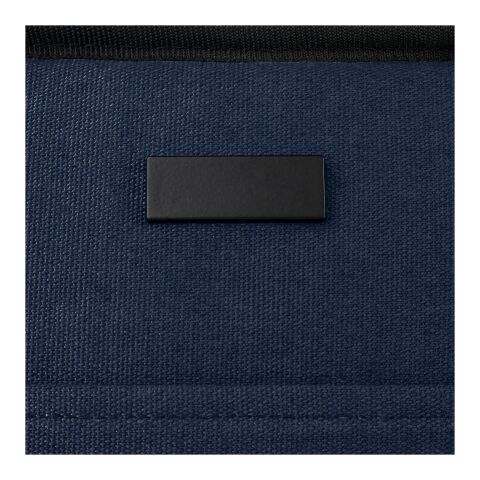 Joey GRS-recycelte Canvas-Lunch-Kühltasche 6 L für 9 Dosen Standard | tiefes blau | ohne Werbeanbringung | Nicht verfügbar | Nicht verfügbar | Nicht verfügbar