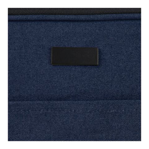 Joey 14&quot; Laptophülle aus GRS recyceltem Canvas 2 L Standard | tiefes blau | ohne Werbeanbringung | Nicht verfügbar | Nicht verfügbar | Nicht verfügbar