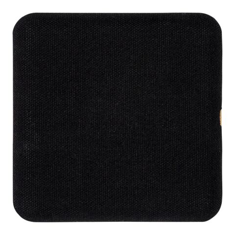 Leaf kabelloses Ladepad aus Bambus und Stoff Standard | natur-schwarz | ohne Werbeanbringung | Nicht verfügbar | Nicht verfügbar