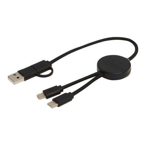 Citala 30 cm 5-in-1 Kabel aus recyceltem Kunststoff für Datenübertragung und 27W Schnellladung Standard | schwarz | ohne Werbeanbringung | Nicht verfügbar | Nicht verfügbar