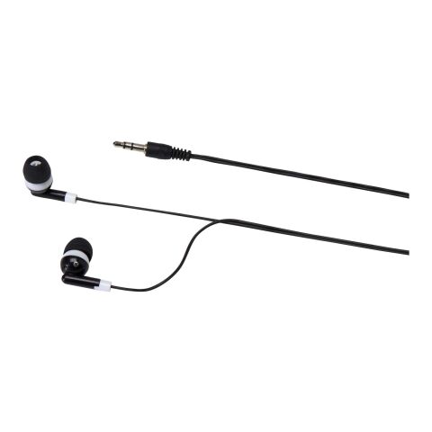 Rebel Ohrhörer mit Aufbewahrungsbox aus recyceltem Kunststoff Standard | Schwarz | ohne Werbeanbringung | Nicht verfügbar | Nicht verfügbar