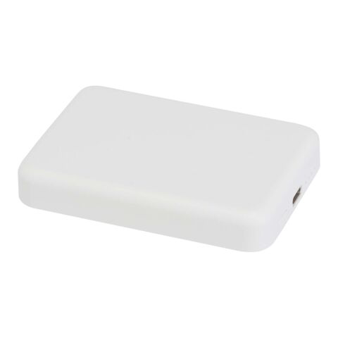 Acrab 15 W 5.000 mAh magnetische kabellose Powerbank mit 20 W PD aus recyceltem Kunststoff Standard | transparent weiss | ohne Werbeanbringung | Nicht verfügbar | Nicht verfügbar