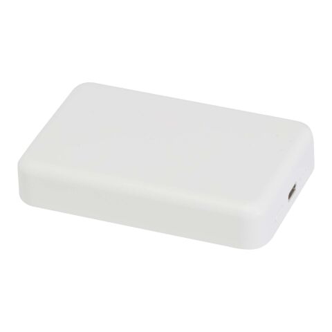 Acrab 15 W 10.000 mAh magnetische kabellose Powerbank mit 20 W PD aus recyceltem Kunststoff Standard | weiss | ohne Werbeanbringung | Nicht verfügbar | Nicht verfügbar