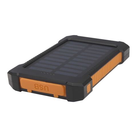 Altair 10 W 5000 mAh robuste Solar Powerbank aus recyceltem Kunststoff mit integrierter Taschenlampe Standard | schwarz | ohne Werbeanbringung | Nicht verfügbar | Nicht verfügbar