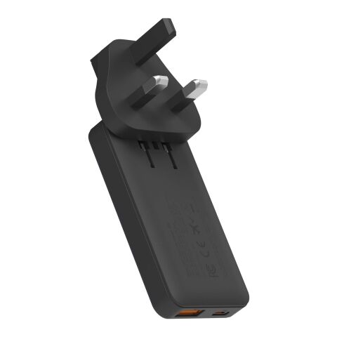 Xtorm 65 W Schnellladegerät für unterwegs mit Kabel und Reiseetui Standard | schwarz | ohne Werbeanbringung | Nicht verfügbar | Nicht verfügbar