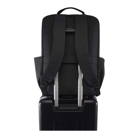 Libra 15&quot; Laptop-Rucksack aus recyceltem GRS-Material 15 L Standard | Heather Charcoal | ohne Werbeanbringung | Nicht verfügbar | Nicht verfügbar | Nicht verfügbar