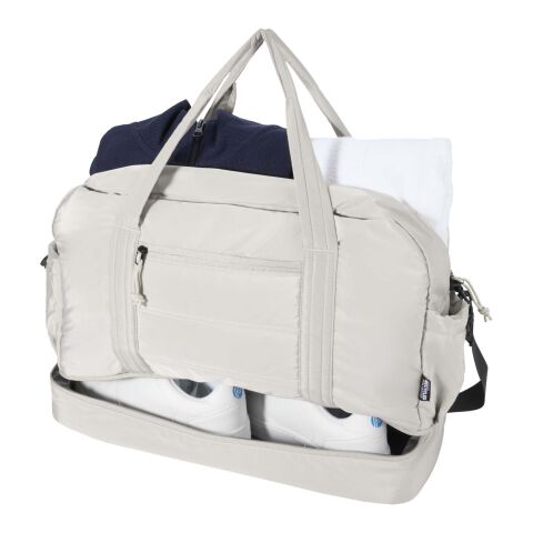 Puffer GRS recycelte Reisetasche mit isoliertem Boden 30L Standard | Sandstone | ohne Werbeanbringung | Nicht verfügbar | Nicht verfügbar | Nicht verfügbar