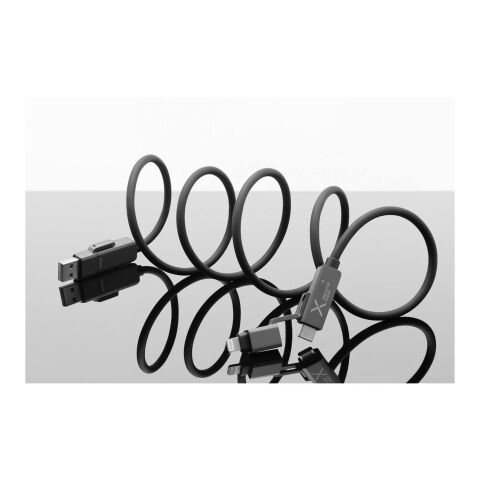 SCX.design C59 100 W magnetisches Silikon Ladekabel schwarz | ohne Werbeanbringung | Nicht verfügbar | Nicht verfügbar