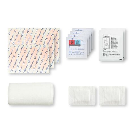 mykit, first aid, kit orange | Nicht verfügbar | 1-farbiger Digitaler Aufkleber | Vorderseite | 90 mm x 127 mm