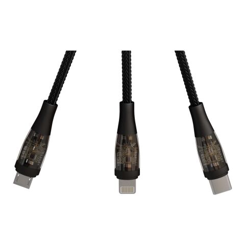 SCX.design C50 100 W/5 A 5-in-1 Schnellladekabel mit Digitalanzeige Standard | Schwarz | ohne Werbeanbringung | Nicht verfügbar | Nicht verfügbar