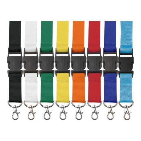 Lanyard 'Slam' aus Polyester Orange | ohne Werbeanbringung | Nicht verfügbar | Nicht verfügbar