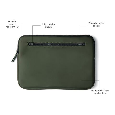VINGA Baltimore Laptopcase 12-15“ grün | ohne Werbeanbringung | Nicht verfügbar | Nicht verfügbar