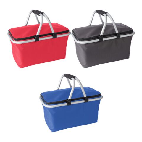 Einkaufskorb &#039;Metro&#039; aus Polyester Rot | ohne Werbeanbringung | Nicht verfügbar | Nicht verfügbar