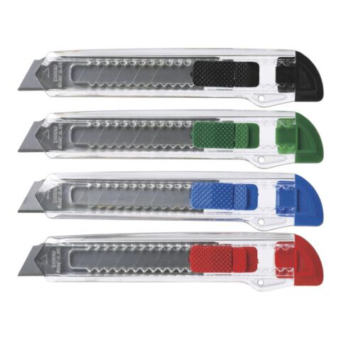 Cutter-Messer &#039;Caruso&#039; aus Kunststoff Blau | ohne Werbeanbringung | Nicht verfügbar | Nicht verfügbar