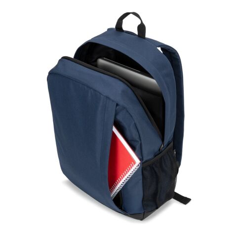 LIVERPOOL. Laptop-Rucksack aus recyceltem 600D Polyester, 15" Blau | ohne Werbeanbringung | Nicht verfügbar | Nicht verfügbar | Nicht verfügbar