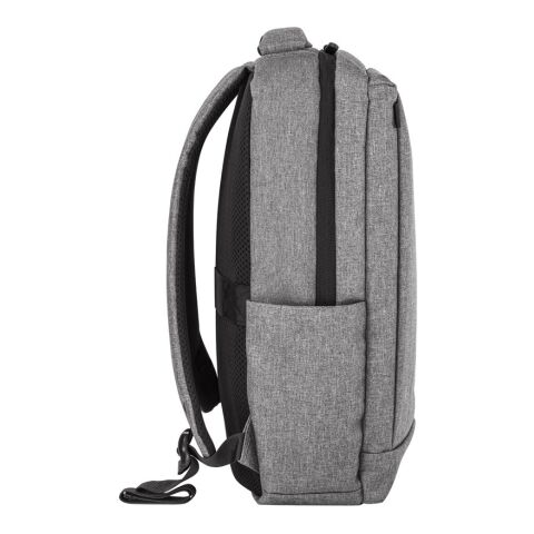 BOLOGNA. Laptop-Rucksack für 15.6&#039;&#039; aus 300D Grau | ohne Werbeanbringung
